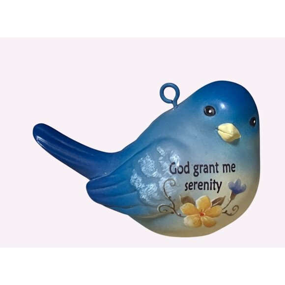 God Grant Me the Serenity Hanging Bird Ornament - Picture 2 of 9